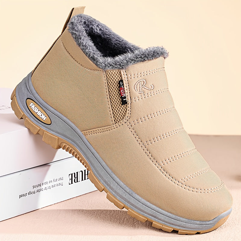 Men’s Extreme Cold Weather Snow Boots – Non-Slip Lace-Up Winter Hiking Boots