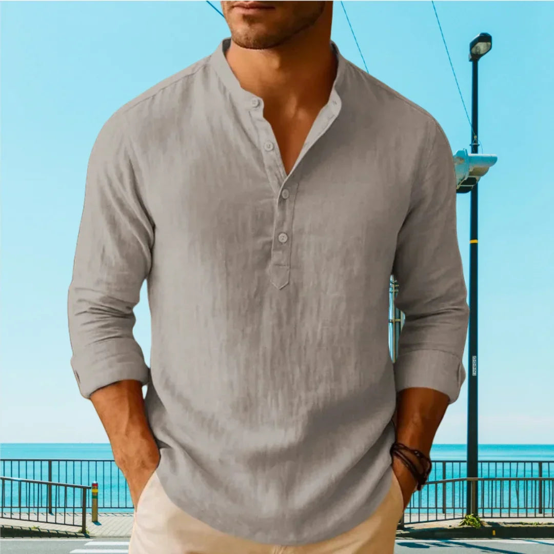 Men's Island Vibes Henley Shirt