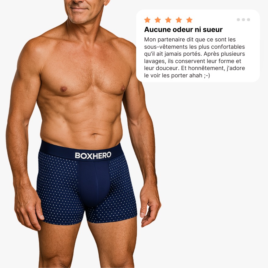 BOXER VEYRON - FIBRE DE BAMBOU - CONFORT RÉVOLUTIONNÉ TOUT AU LONG DE LA JOURNÉE