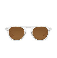 Transparent with Brown Lenses