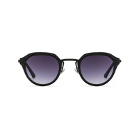 Black with Purple Lenses