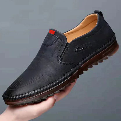 49 de réduction Baskets en cuir confortables et antidérapants pour hommes