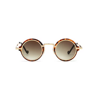 Leopard/Gold with Gradient Lenses