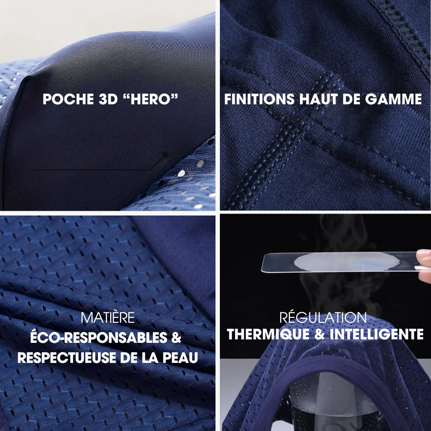 BOXER VEYRON - FIBRE DE BAMBOU - CONFORT RÉVOLUTIONNÉ TOUT AU LONG DE LA JOURNÉE