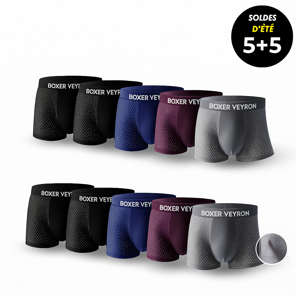 BOXER VEYRON - FIBRE DE BAMBOU - CONFORT RÉVOLUTIONNÉ TOUT AU LONG DE LA JOURNÉE