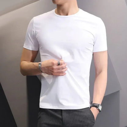 Men's Solid Color Casual T-Shirts