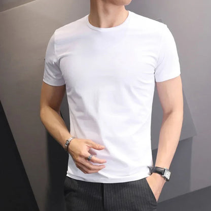 Men's Solid Color Casual T-Shirts