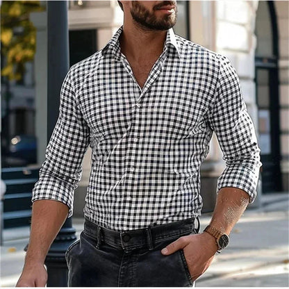 Men's Casual Striped Shirt