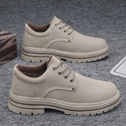 Men's Lightweight Leather Work Shoes