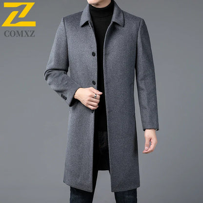Timeless Wool Overcoat for Men
