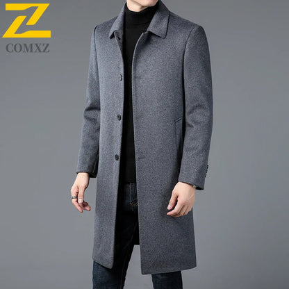 Timeless Wool Overcoat for Men