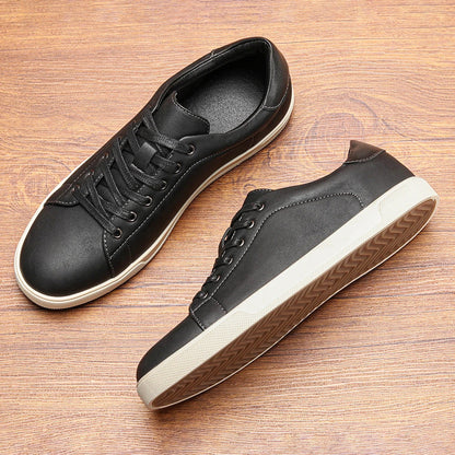 Chic Leather Casual Sneakers