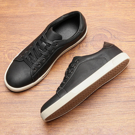 Chic Leather Casual Sneakers