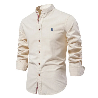 Stylish Cotton-Linen Dress Shirt