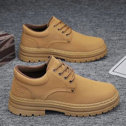 Men's Lightweight Leather Work Shoes