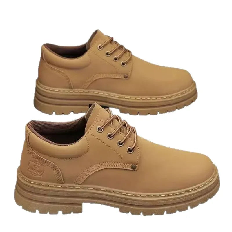 Men's Lightweight Leather Work Shoes
