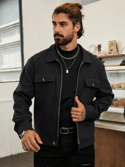 Men's Cozy Wool Zip Jacket