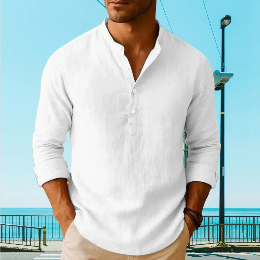 Men's Island Vibes Henley Shirt