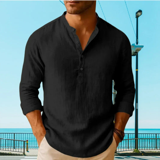Men's Island Vibes Henley Shirt