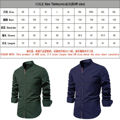 Stylish Cotton-Linen Dress Shirt