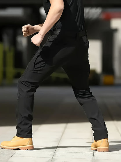 2-Pack Men’s Tactical Cargo Pants – Multi-Pocket Stretchy Outdoor Trousers for Hiking & Everyday Wear