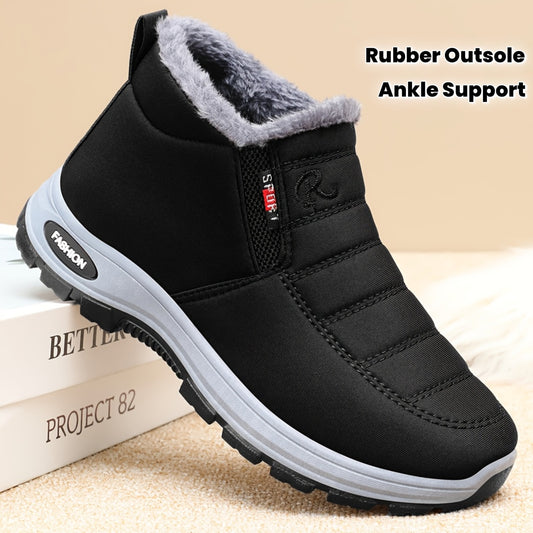 Men’s Extreme Cold Weather Snow Boots – Non-Slip Lace-Up Winter Hiking Boots